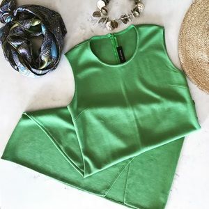 EUC St. John Green Knit Dress sz14 worn twice